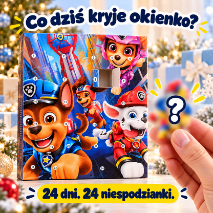 Co dziś kryje okienko? Rozmyta figurka ze znakiem zapytania — 24 dni, 24 niespodzianki. Wizualizacja.